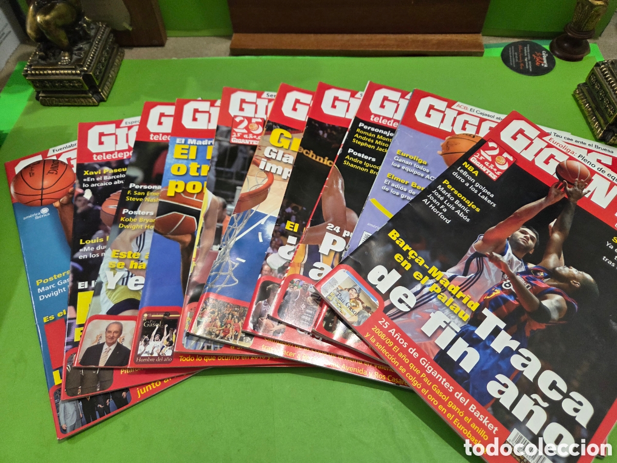 Sammelleidenschaft Sport: LOTE DE 10 REVISTAS...&rdquo;&rdquo;GIGANTES DEL BASKET&rdquo;&rdquo;...2008..010..011..012...