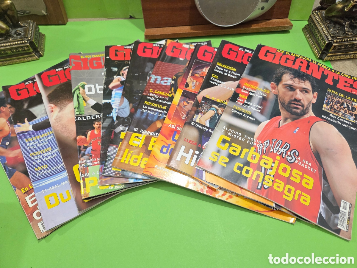 Coleccionismo deportivo: LOTE DE 10 REVISTAS &rdquo;&rdquo;GIGANTES&rdquo;&rdquo;...A&Ntilde;OS...2006..07..08...