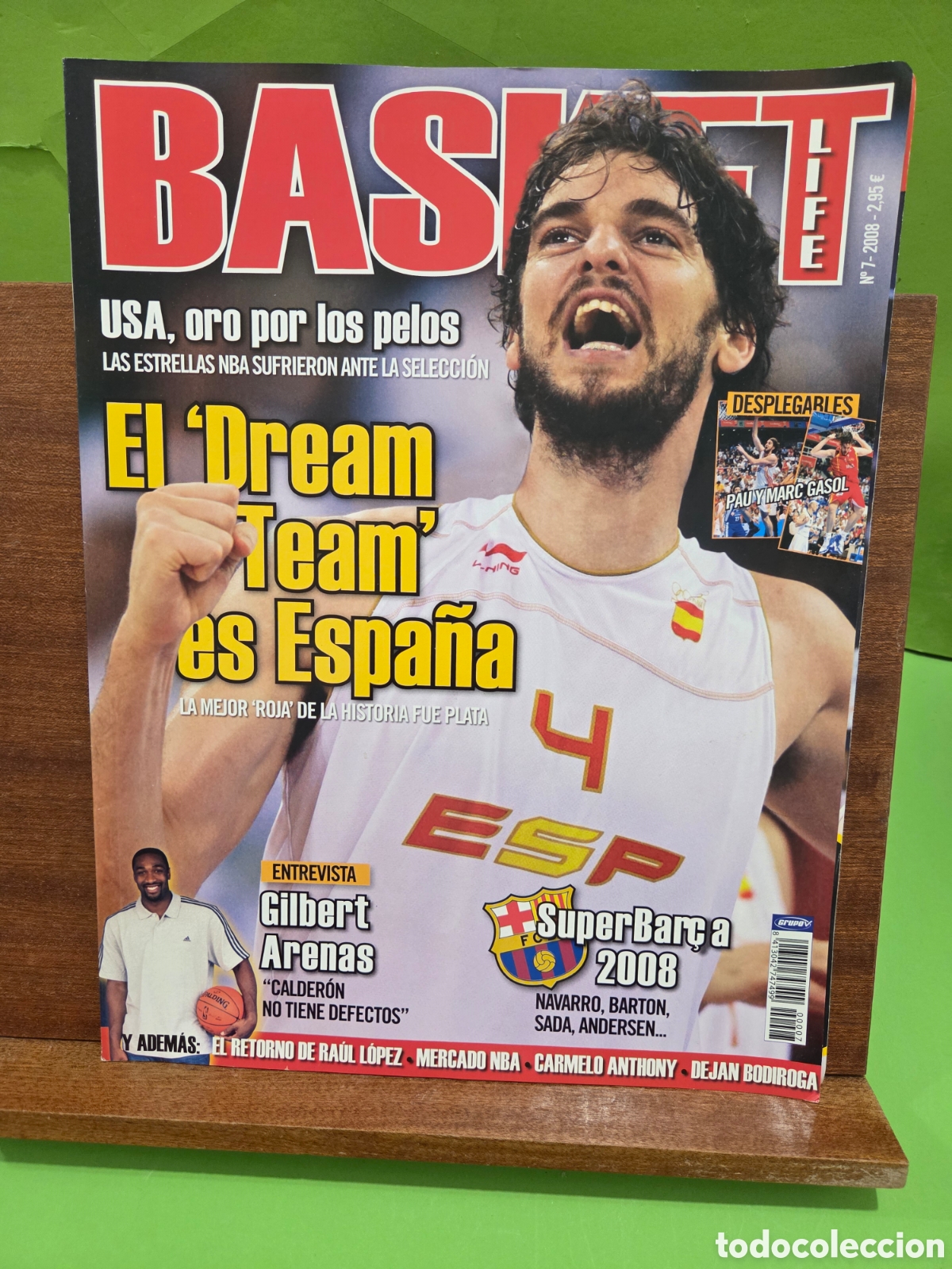 Coleccionismo deportivo: REVISTA...&rdquo;&rdquo;BASKET LIFE&rdquo;&rdquo;...N&deg;7...2008...CON LOS DESPLEGABLES DE &rdquo;&rdquo;PAU Y MARC GASOL&rdquo;&rdquo;...