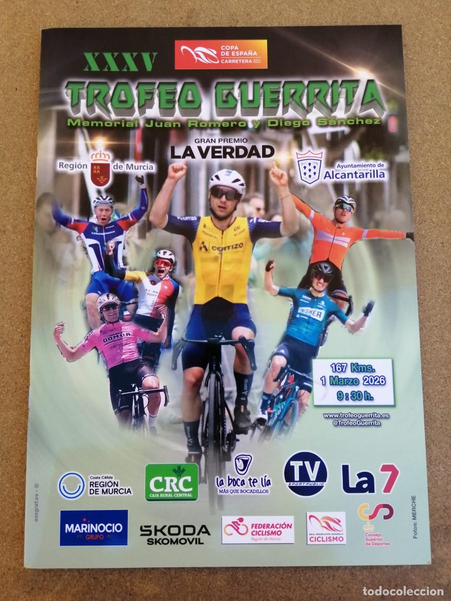 Coleccionismo deportivo: REVISTA DEPORTIVA XXXV TROFEO GUERRITA, REGION DE MURCIA