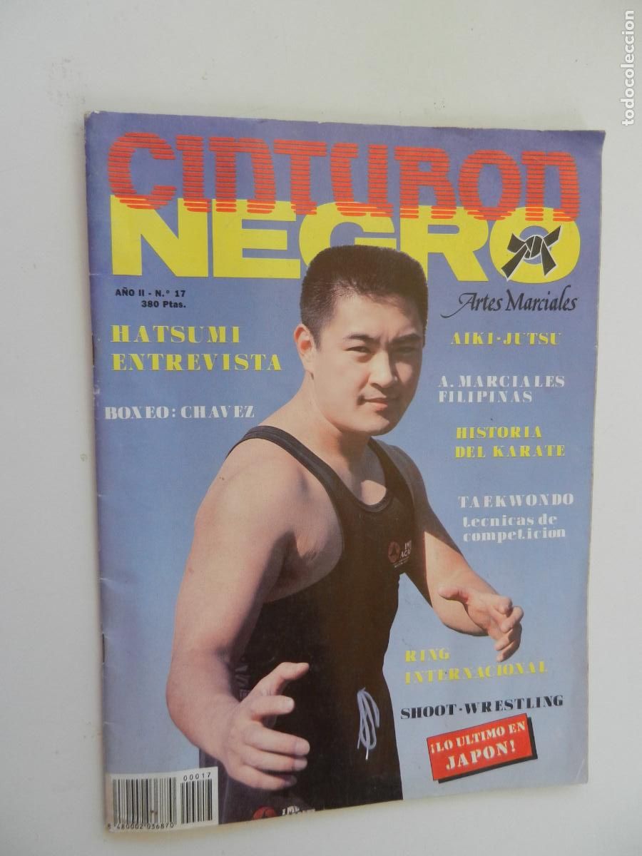 Sports collectibles: CINTURON NEGRO -ARTES MARCIALES N&ordm; 17- VER SUMARIO- HATSUMI ENTREVISTA - TAEKWONDO