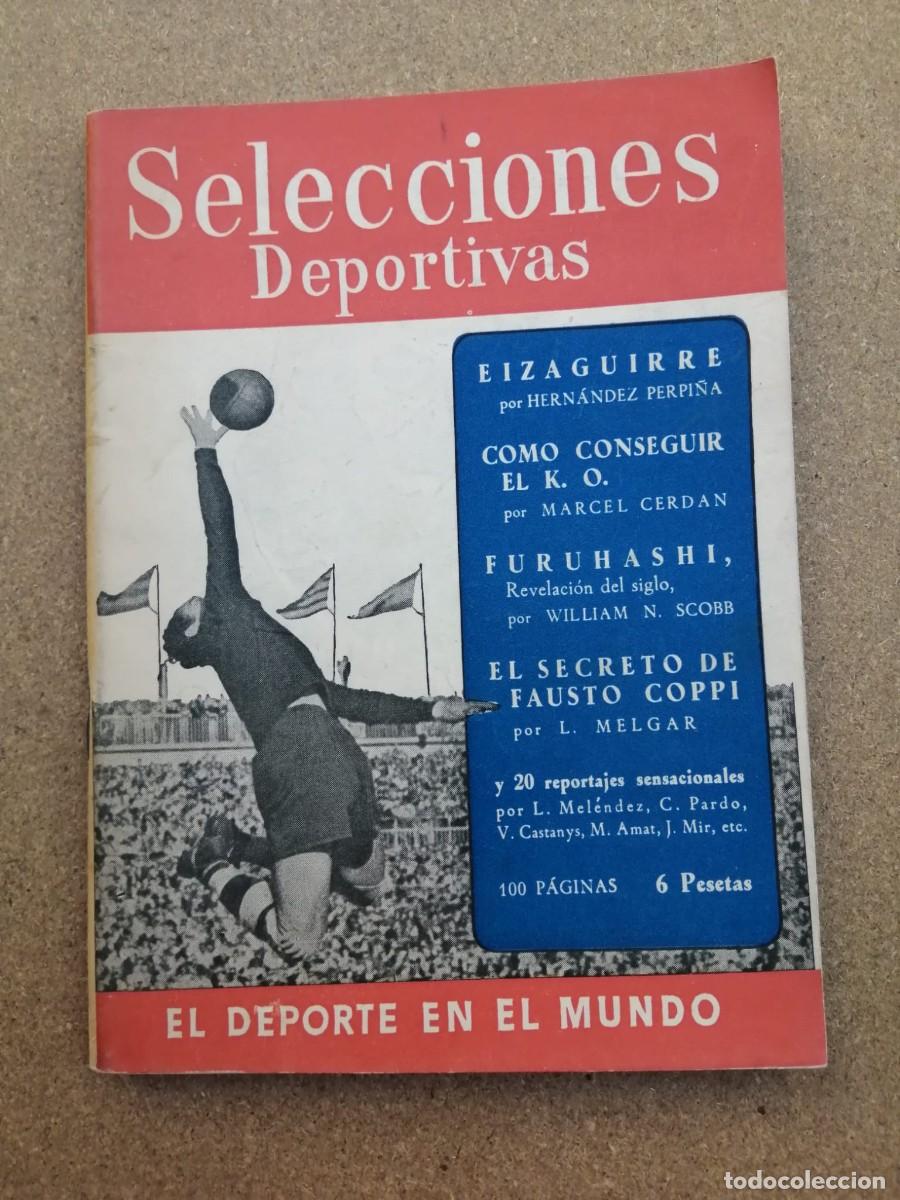 Coleccionismo deportivo: SELECCIONES DEPORTIVAS. EIZAGUIRRE - FAUSTO COPPI - MARCEL CERDAN - FURUHASHI -...