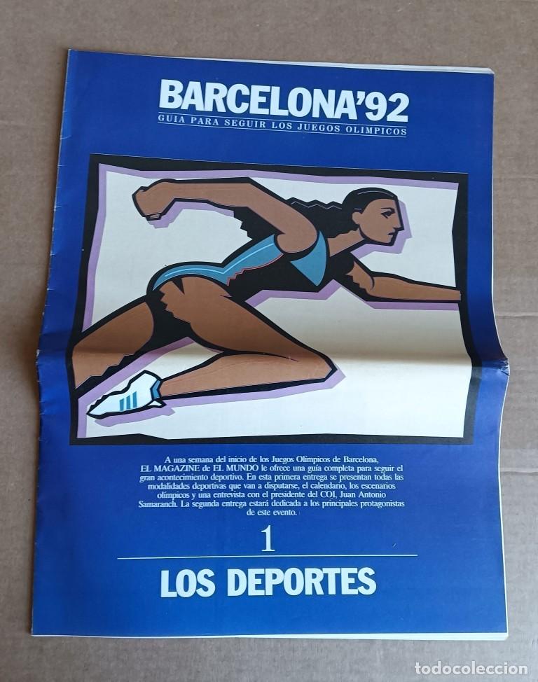 Coleccionismo deportivo: BARCELONA &acute;92 - Gu&iacute;a para seguir los Juegos Ol&iacute;mpicos - 1 los deportes