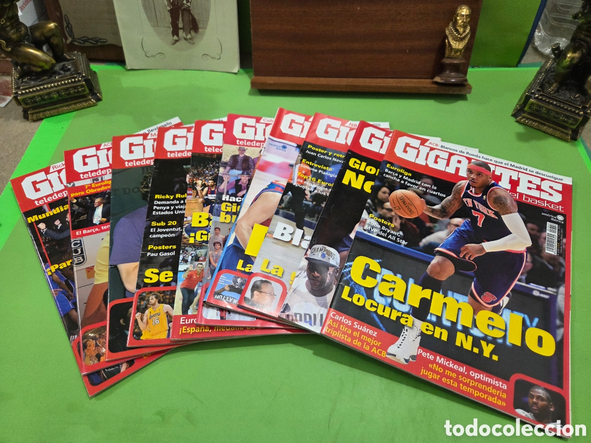 Sports collectibles: LOTE DE 10 REVISTAS...&rdquo;&rdquo;GIGANTES DEL BASKET&rdquo;&rdquo;...A&Ntilde;OS...2009...011...