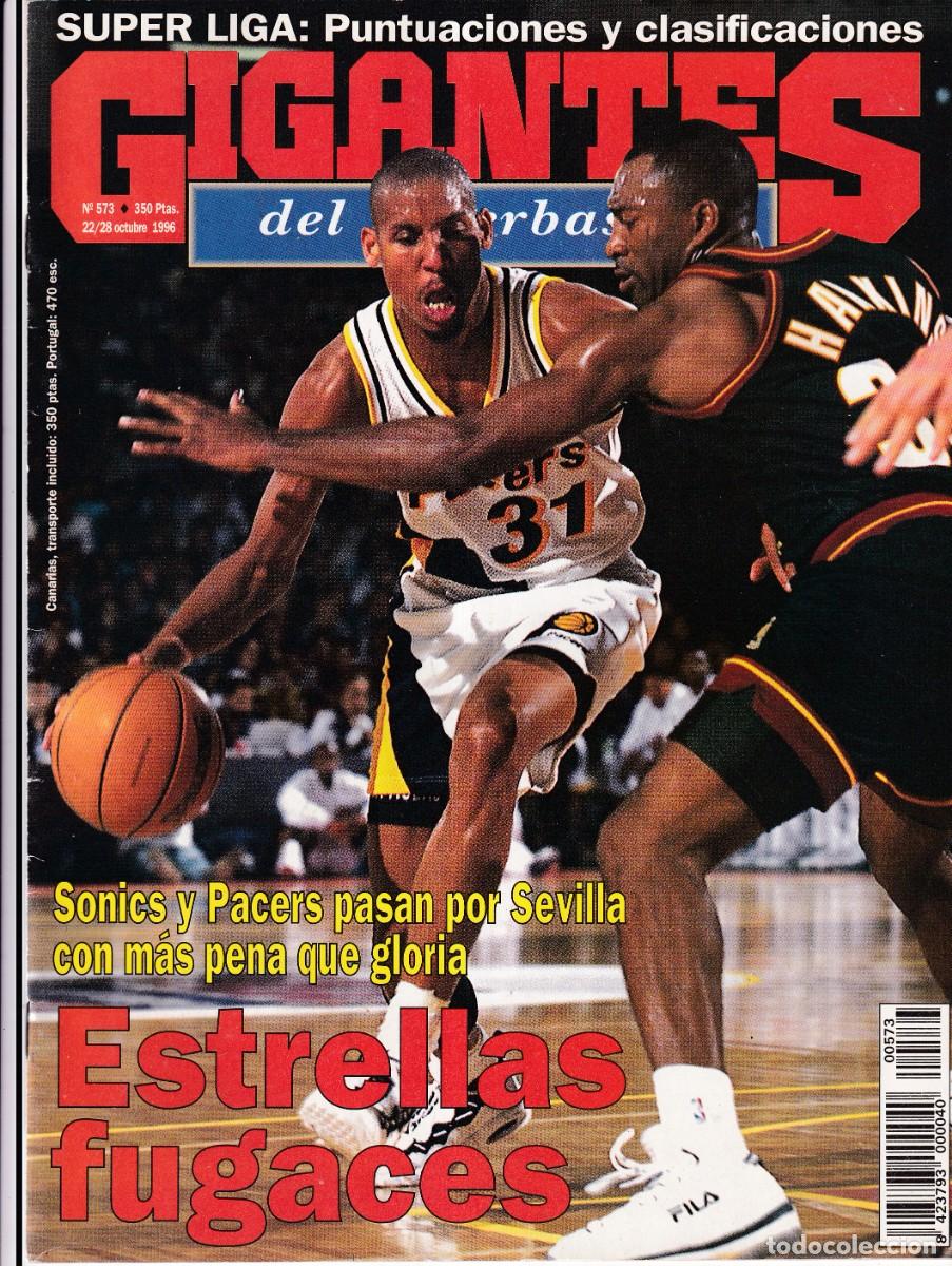 Coleccionismo deportivo: GIGANTES DEL BASKET N&ordm; 573 - SONICS Y PACERS, ESTRELLAS FUGACES