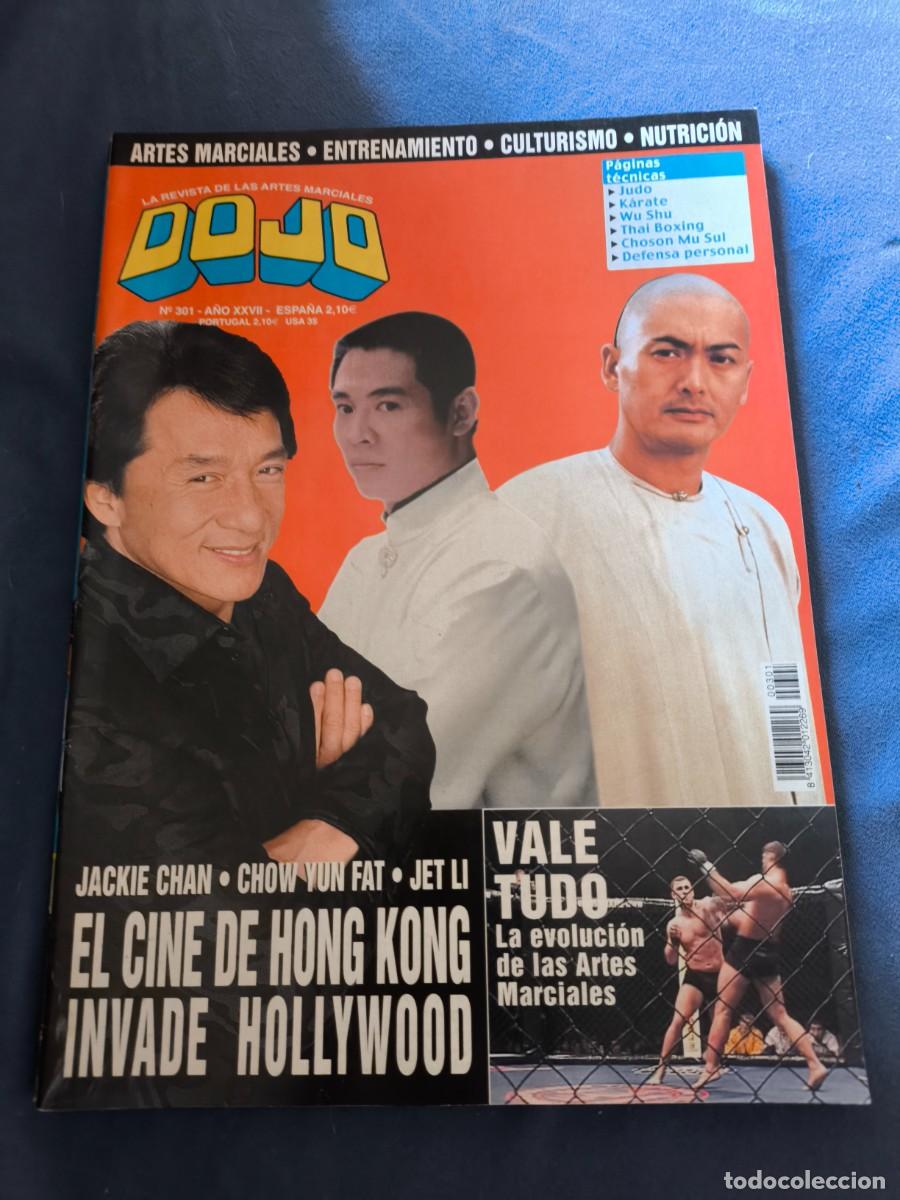 Collectionnisme sportif: REVISTA DE ARTES MARCIALES DOJO N&ordm; 301 - JACKIE CHAN JET LI CHOW YUN FAT CINE HONG KONG - CON POSTER