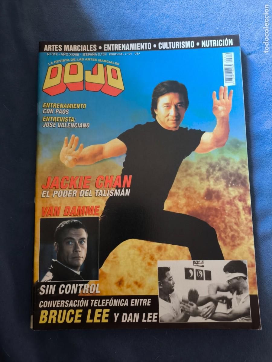 Colecionismo desportivo: REVISTA DE ARTES MARCIALES DOJO N&ordm; 312 - JACKIE CHAN VAN DAMME BRUCE LEE - CON POSTER