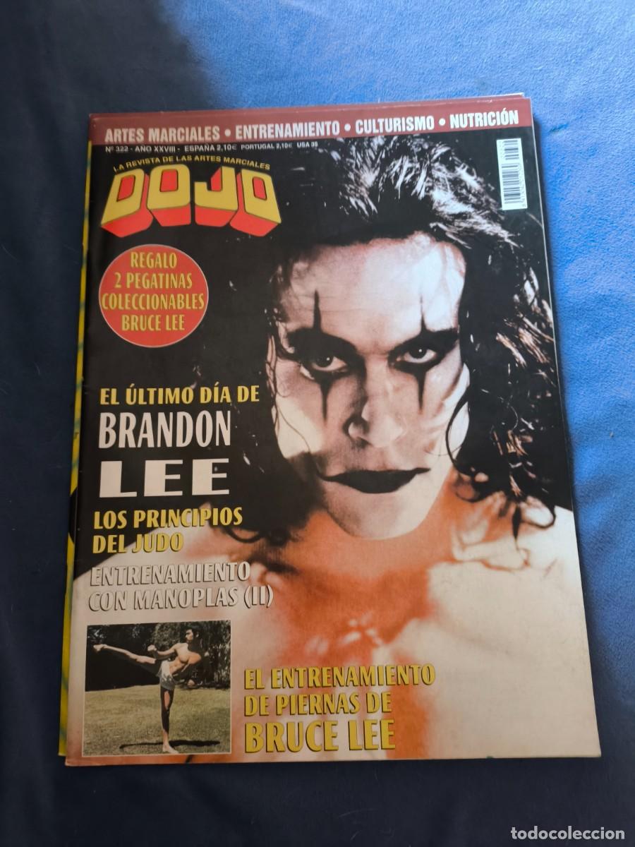 Colecionismo desportivo: REVISTA DE ARTES MARCIALES DOJO N&ordm; 322 - BRUCE LEE BRANDON LEE EL CUERVO- CON POSTER