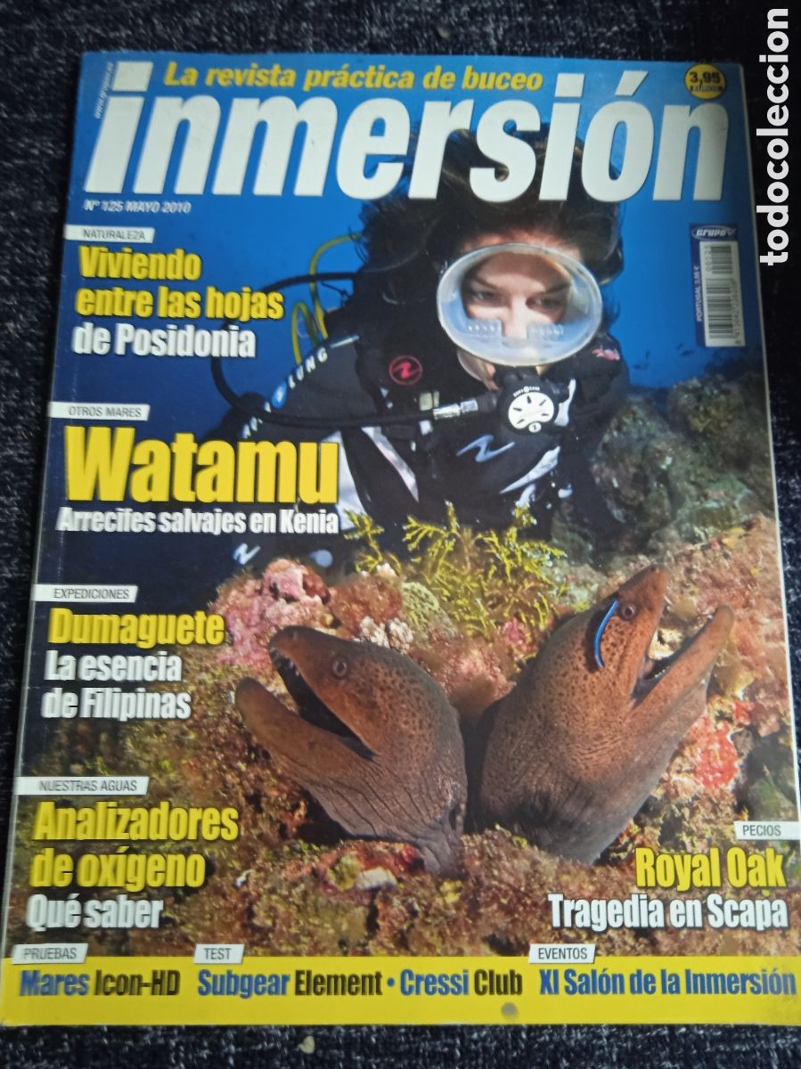 Collectionnisme sportif: INMERSION N&ordm; 125 REVISTA DE INMERSION Y PESCA SUBMARINA - SUBMARINISMO -2010