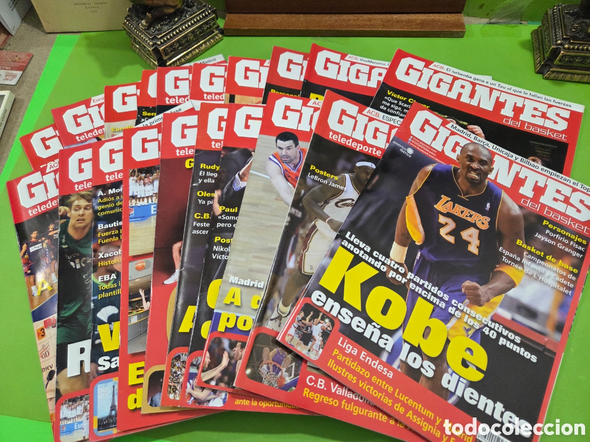 Coleccionismo deportivo: LOTE N&deg;1...20 REVISTAS...&rdquo;&rdquo;GIGANTES DEL BASKET&rdquo;&rdquo;...A&Ntilde;OS...2009..011..012...