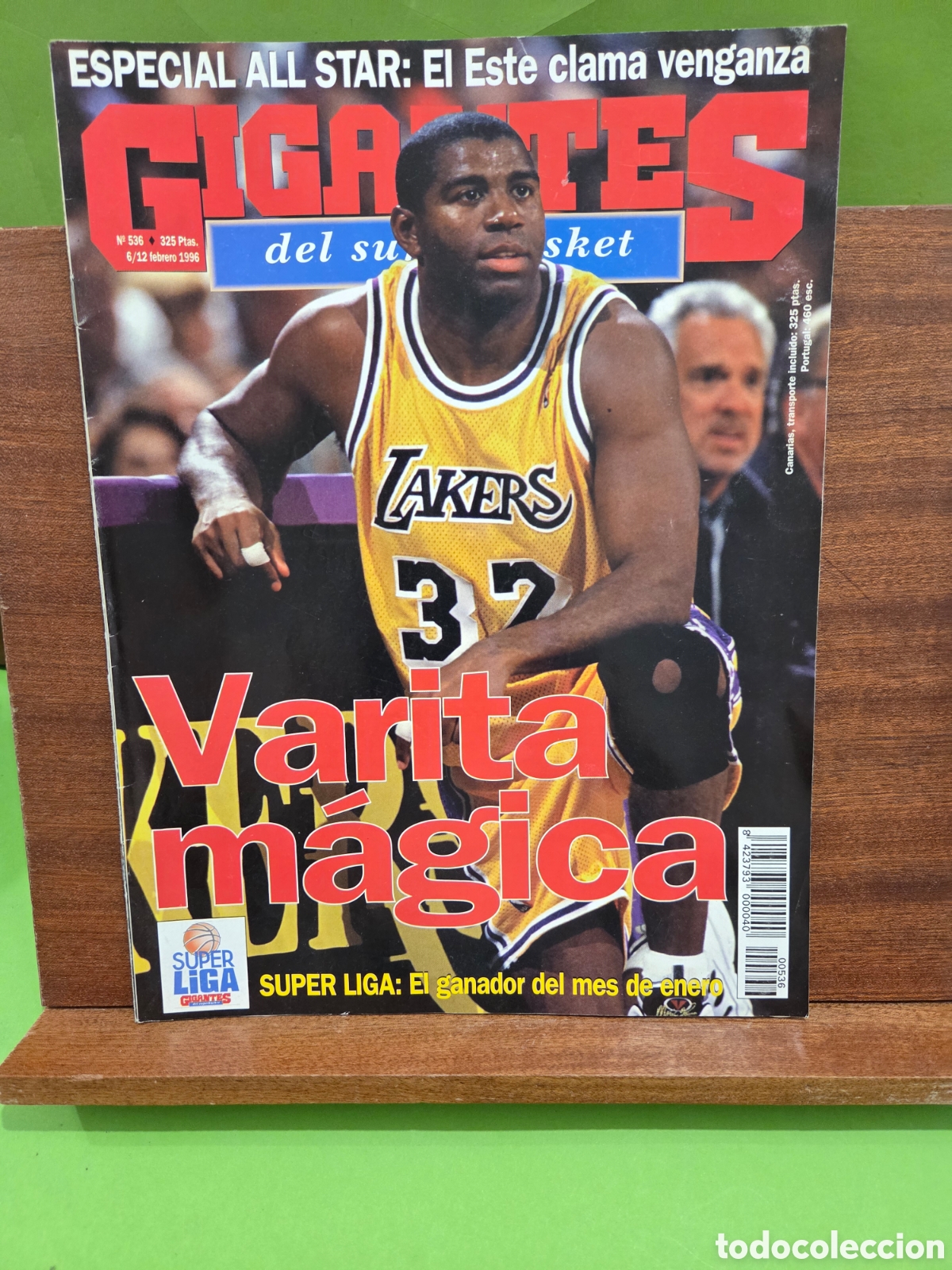 Coleccionismo deportivo: PORTADA DE LA REVISTA...&rdquo;&rdquo;GIGANTES DEL SUPERBASKET&rdquo;&rdquo;... N&Uacute;MERO 536...1996...