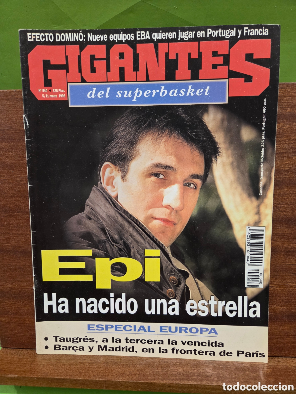 Collectionnisme sportif: PORTADA DE LA REVISTA...&rdquo;&rdquo;GIGANTES DEL SUPERBASKET&rdquo;&rdquo;... N&Uacute;MERO 540...5/11 DE MARZO DE 1996.