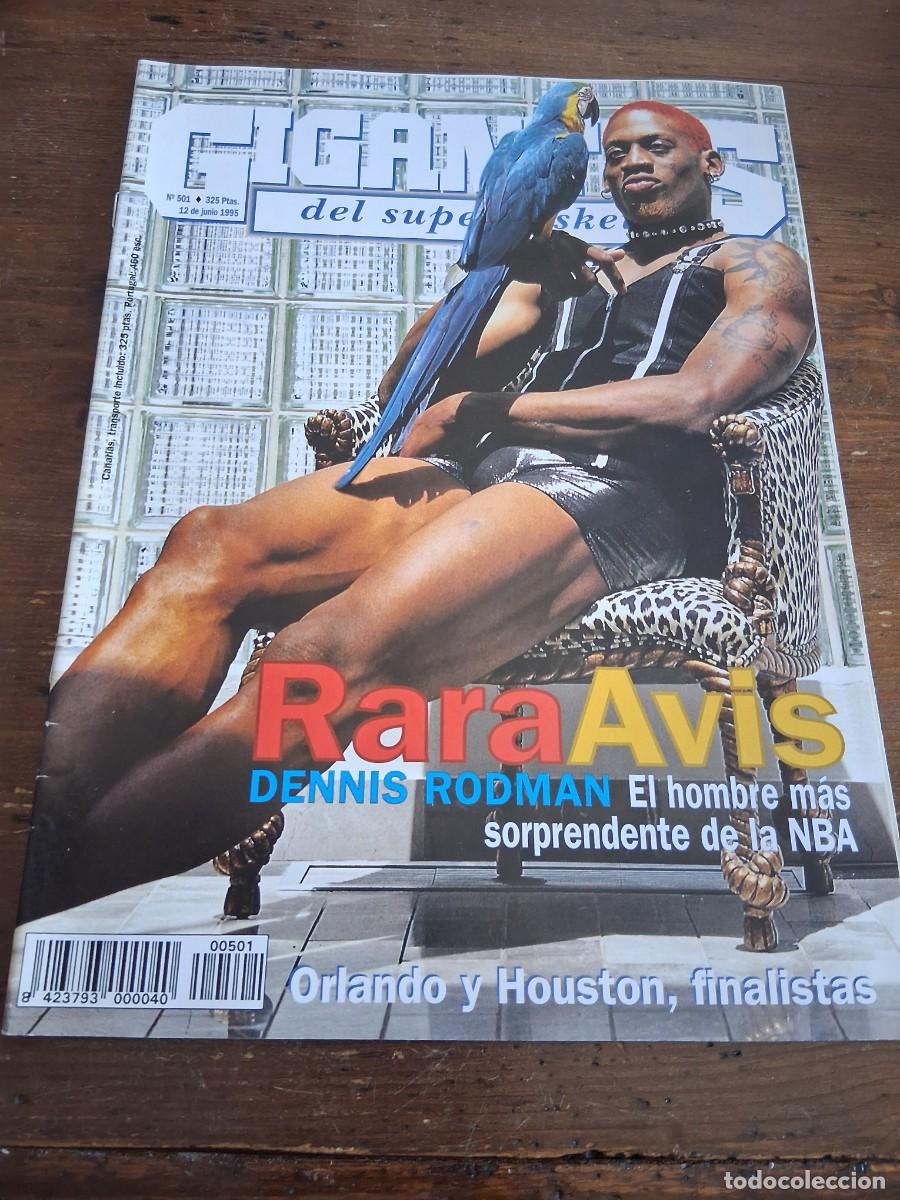 Coleccionismo deportivo: Revista baloncesto gigantes del Basket 501 Dennis Rodman Marcelo Nicola Gran Canaria Gijon