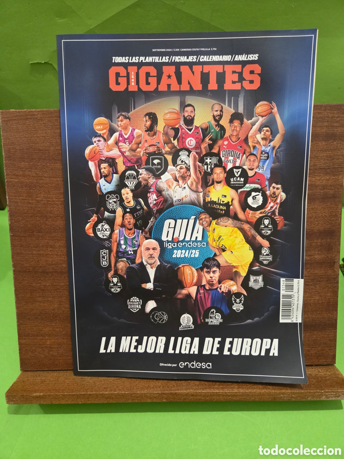 Collectionnisme sportif: REVISTA...&rdquo;&rdquo;GIGANTES&rdquo;&rdquo;...GUIA LIGA ENDESA 2024/25...LA MEJOR LIGA DE EUROPA...
