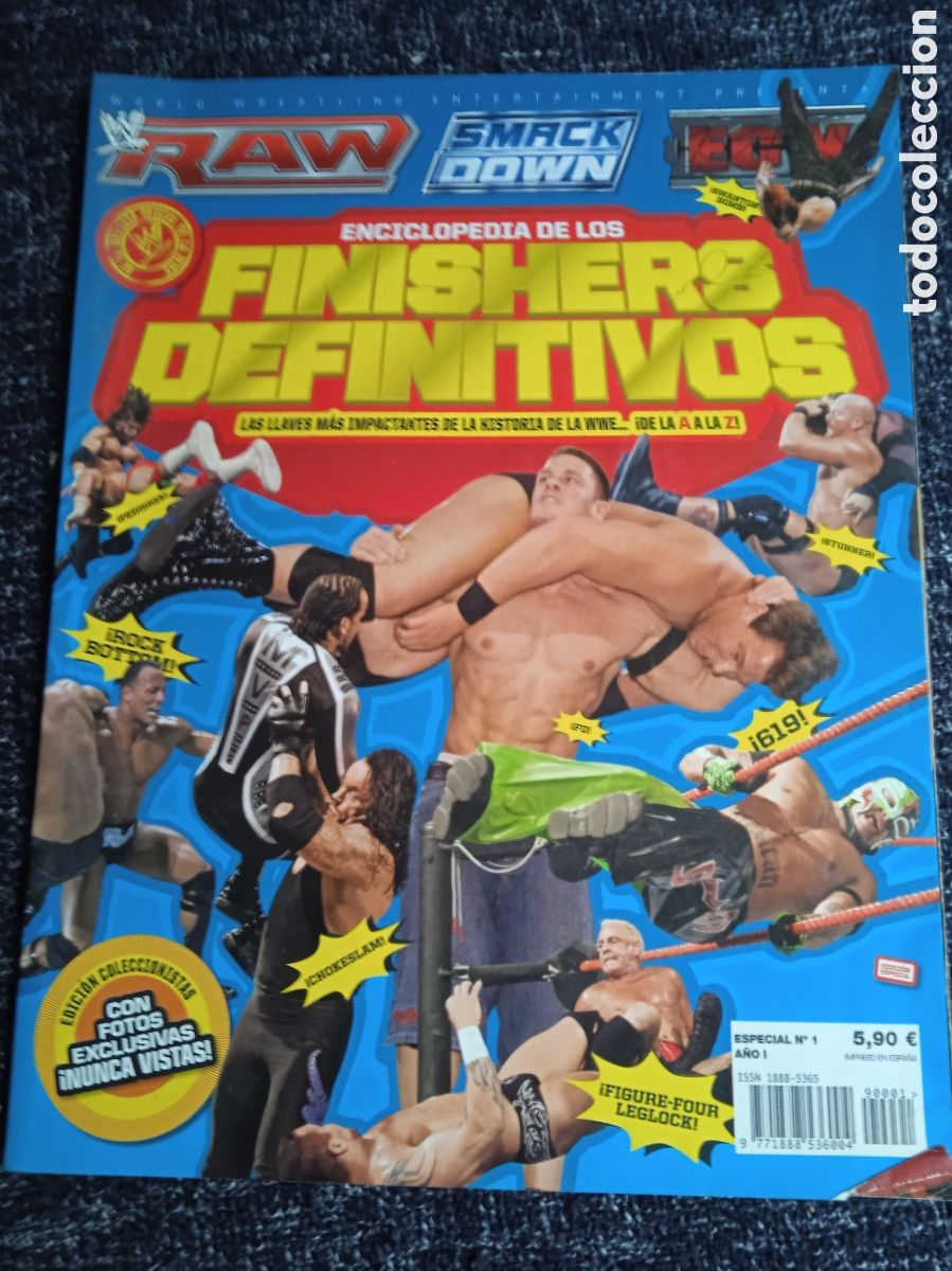 Coleccionismo deportivo: WWE MAGAZINE FINISHERS DEFINITIVOS - N&Uacute;MERO ESPECIAL 1 -LUCHA LIBRE