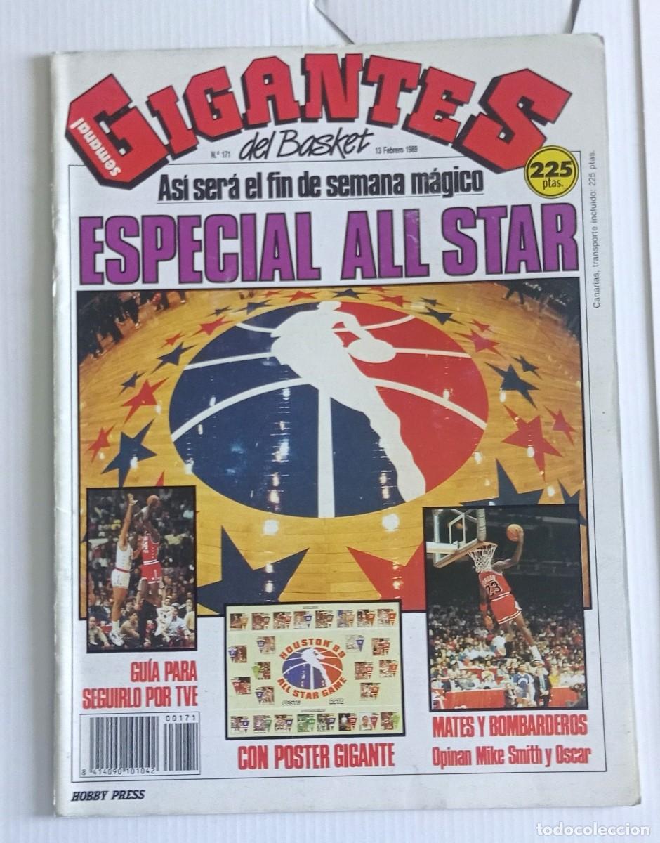 Collectionnisme sportif: revista GIGANTES del BASKET n&ordm; 171 del a&ntilde;o 1989
