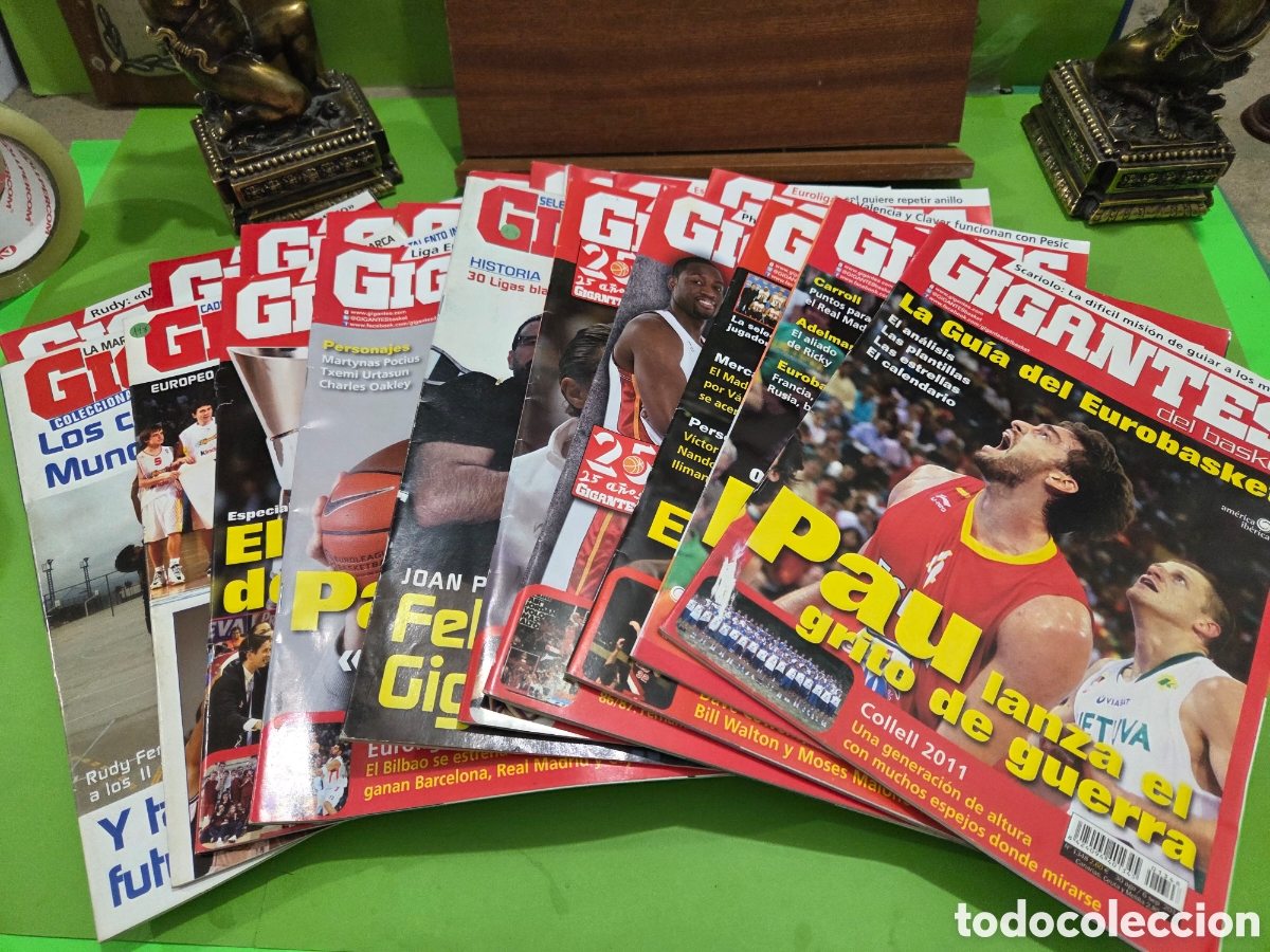 Coleccionismo deportivo: LOTE DE 20 REVISTAS..&rdquo;&rdquo;GIGANTES DEL BASKET&rdquo;&rdquo;...A&Ntilde;OS...2007..010..011..012...