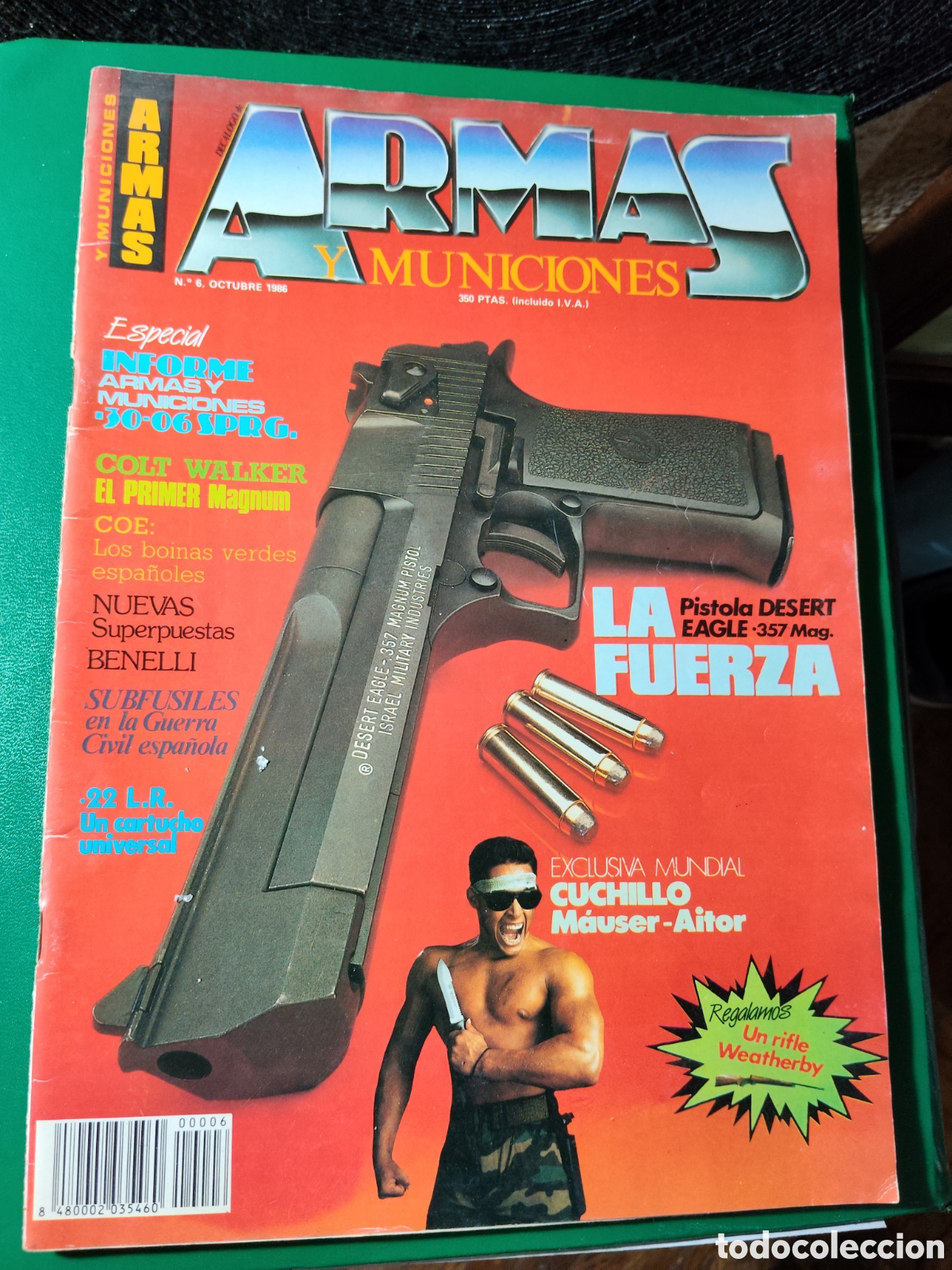 Colecionismo desportivo: Armas y Municiones Colecci&oacute;n N&deg; 6 Octubre 1986
