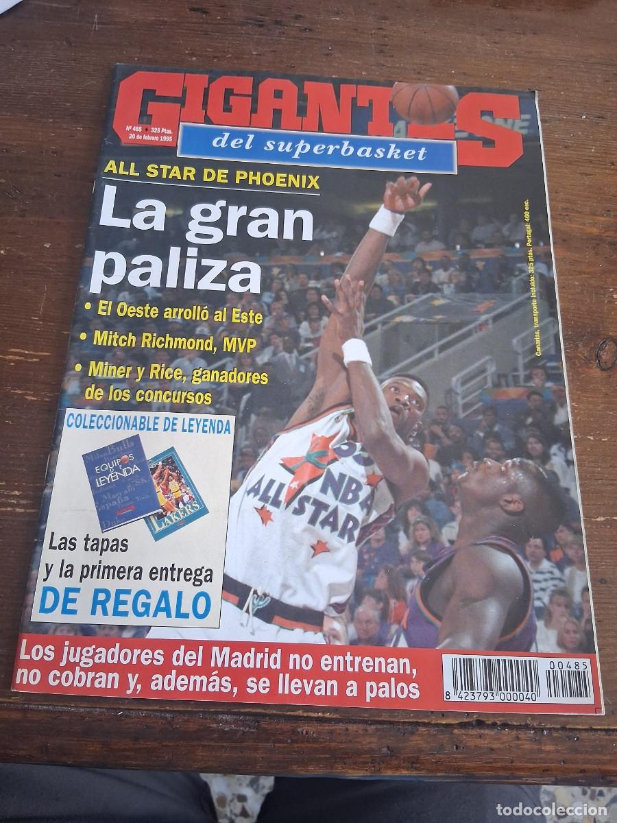 Collectionnisme sportif: Revista baloncesto GIGANTES del BASKET 485 Ferran Mart&iacute;nez Glen Rice Harold Miner anuncio Nike Air