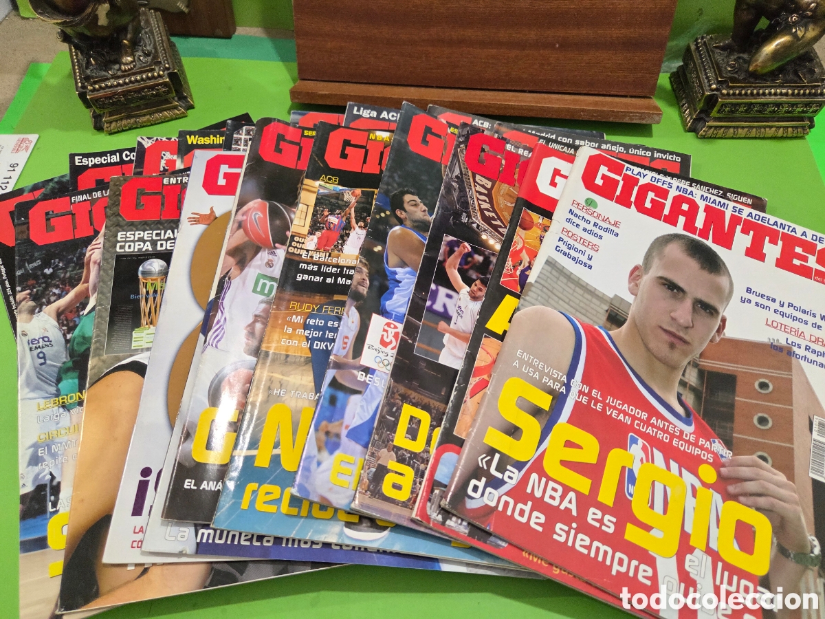 Sports collectibles: LOTE DE 20 REVISTAS &rdquo;&rdquo;GIGANTES&rdquo;&rdquo;...A&Ntilde;OS...1995..96..99..04..05..06..07..08..09...