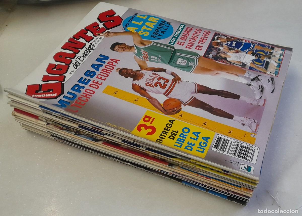 Coleccionismo deportivo: 24 revistas de baloncesto ''Gigantes del Basket'' (1992-1993)