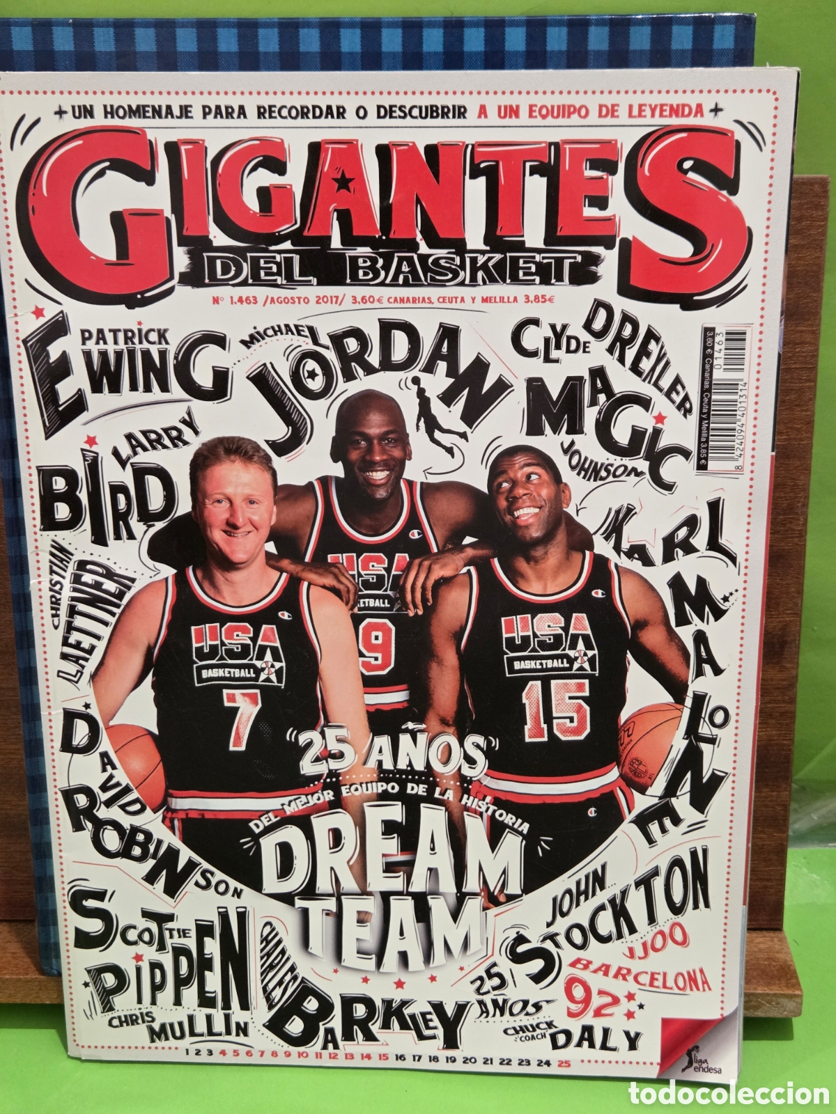 Coleccionismo deportivo: REVISTA...&rdquo;&rdquo;GIGANTES DEL BASKET&rdquo;&rdquo;...25 A&Ntilde;OS DEL MEJOR EQUIPO DE LA HISTORIA, DREAM TEAM&rdquo;&rdquo;...N&deg;1463..