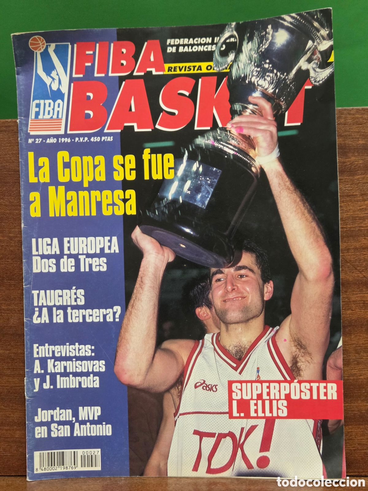 Coleccionismo deportivo: PORTADA DE LA REVISTA...&rdquo;&rdquo;BASKET&rdquo;&rdquo;... N&Uacute;MERO 27 ...A&Ntilde;O 1996..