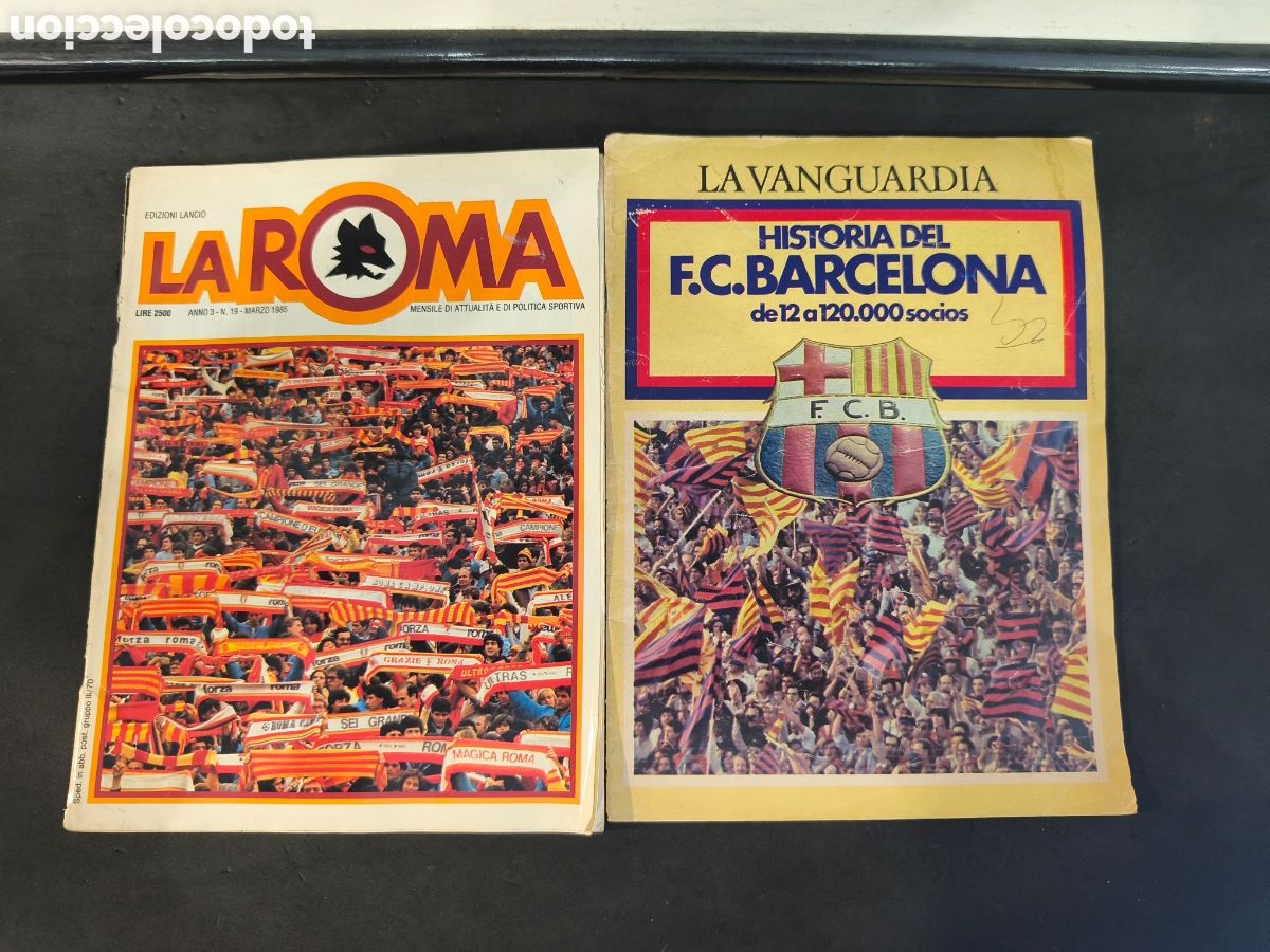 Coleccionismo deportivo: Lote 2 revistas futbol