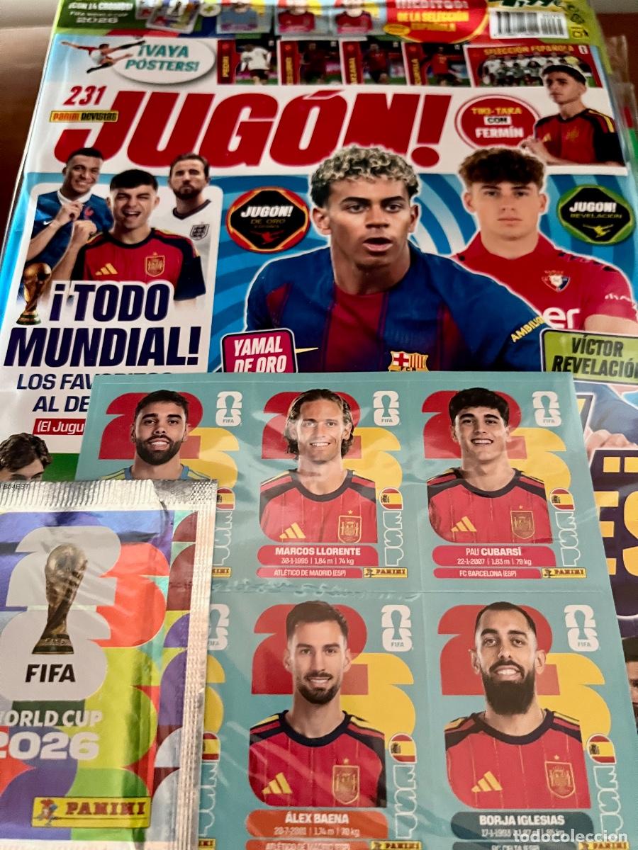 Sports collectibles: Revista jug&oacute;n 231 panini cromos yamal