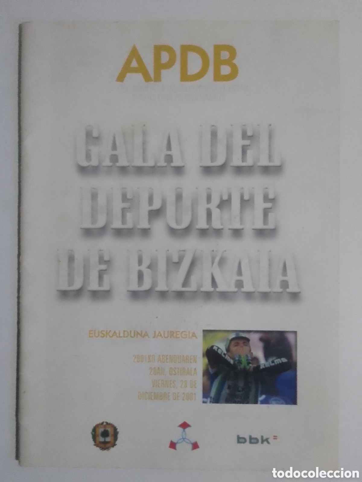 Collezionismo sportivo: Revista Gala del Deporte de Bizkaia 2001.