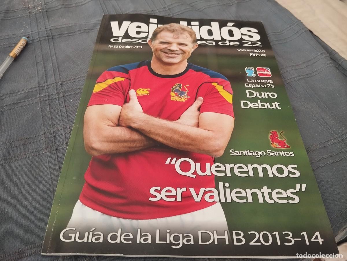 Coleccionismo deportivo: VEINTIDOS DESDE LA LINEA DE 22 N&ordm; 53 2013 GUIA RUGBY LIGA DH B 2013 - 2014 RECOGIDA GRATIS MALLORCA