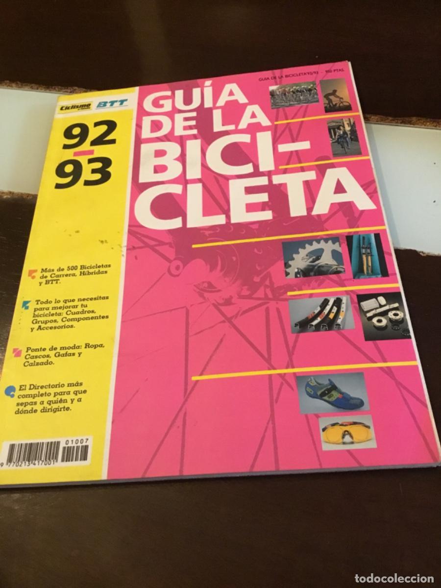 Colecionismo desportivo: REVISTA CICLISMO A FONDO 92/93 GU&Iacute;A DE LA BICICLETA