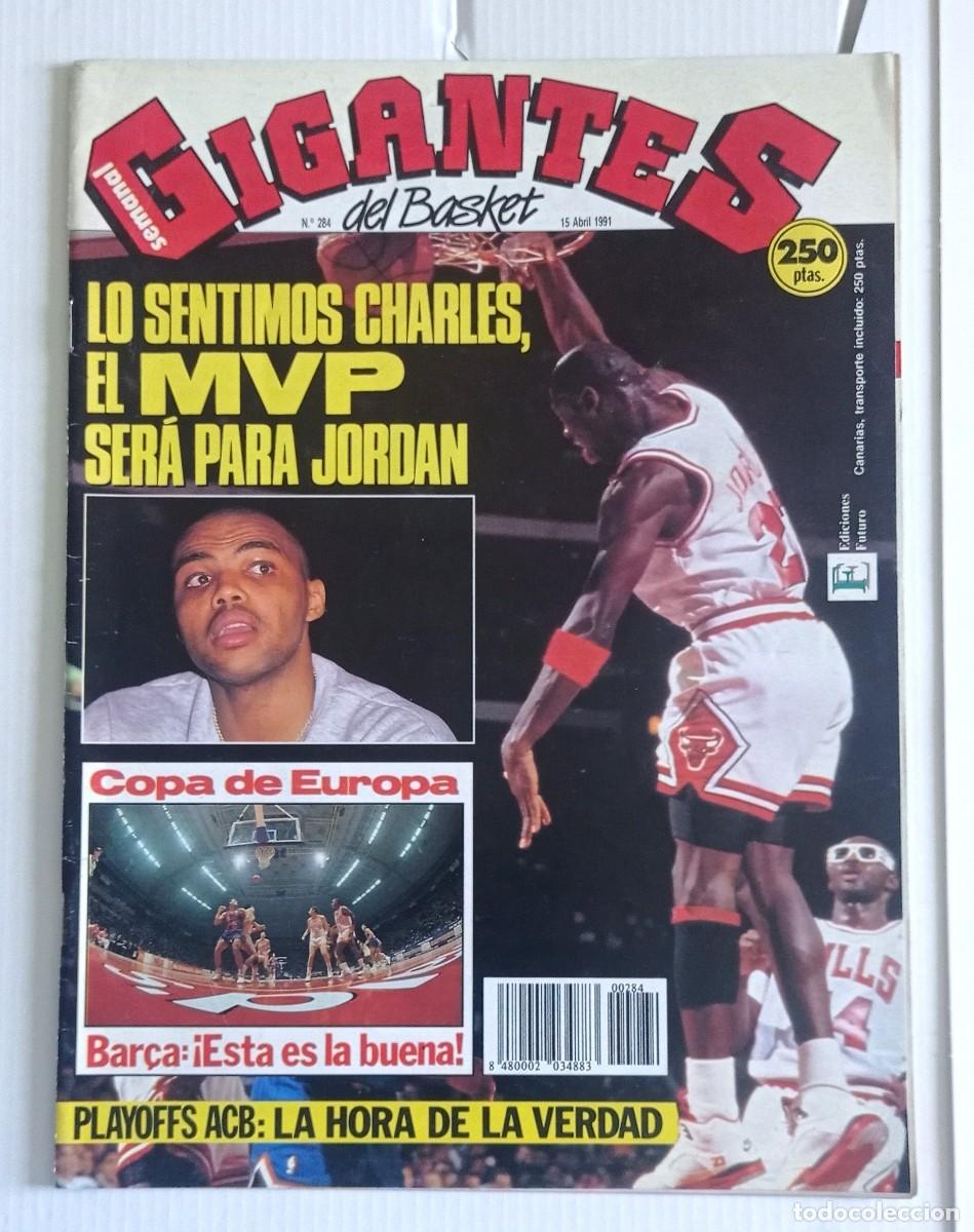 Coleccionismo deportivo: revista GIGANTES del BASKET n&ordm; 284 del a&ntilde;o 1991