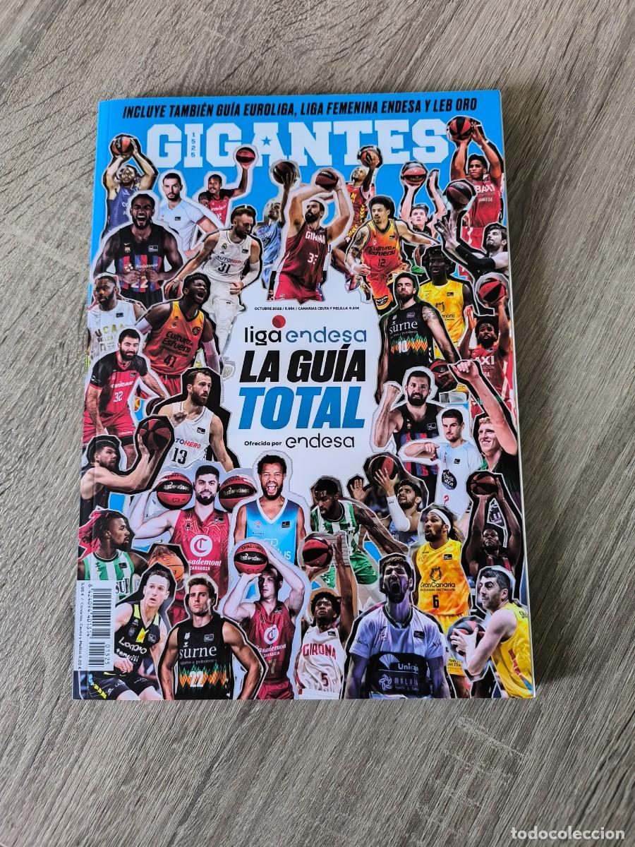 Coleccionismo deportivo: Revista Gigantes del Basket n.&ordm; 1525 - Gu&iacute;a Liga Endesa + P&oacute;ster Eurobasket 2022