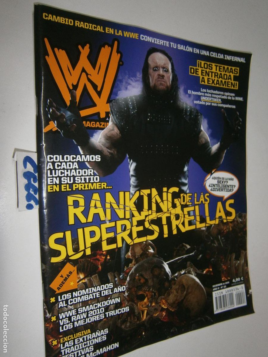 Coleccionismo deportivo: ANTIGUA REVISTA WWE MAGAZINE
