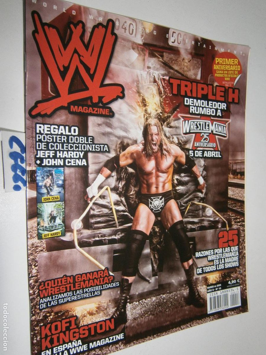 Coleccionismo deportivo: ANTIGUA REVISTA WWE MAGAZINE