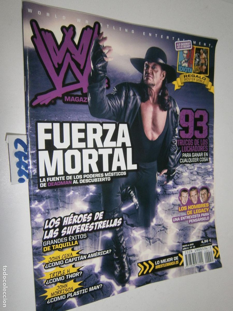 Coleccionismo deportivo: ANTIGUA REVISTA WWE MAGAZINE