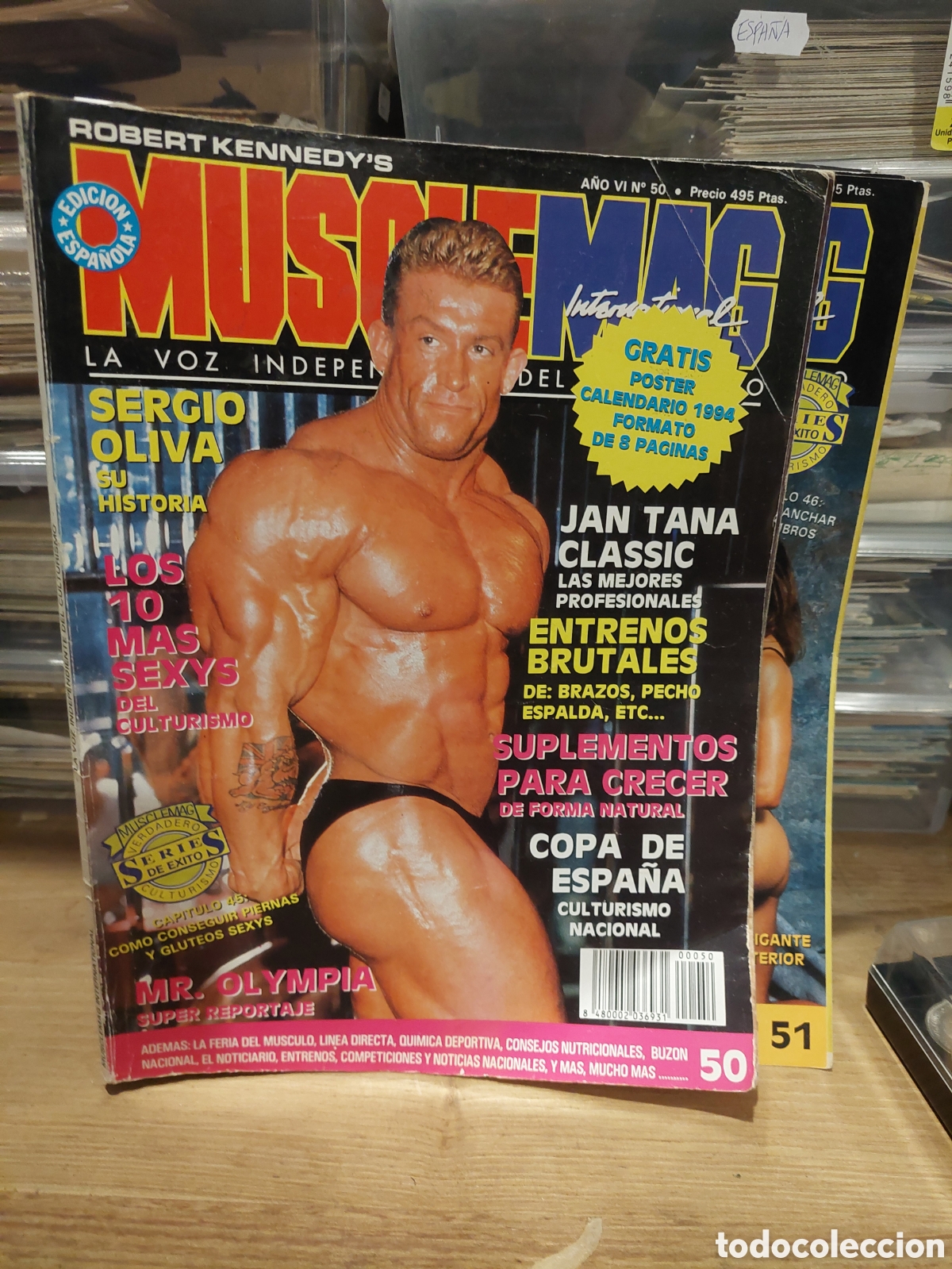 Sports collectibles: REVISTAS MUSCLEMAG LOTE