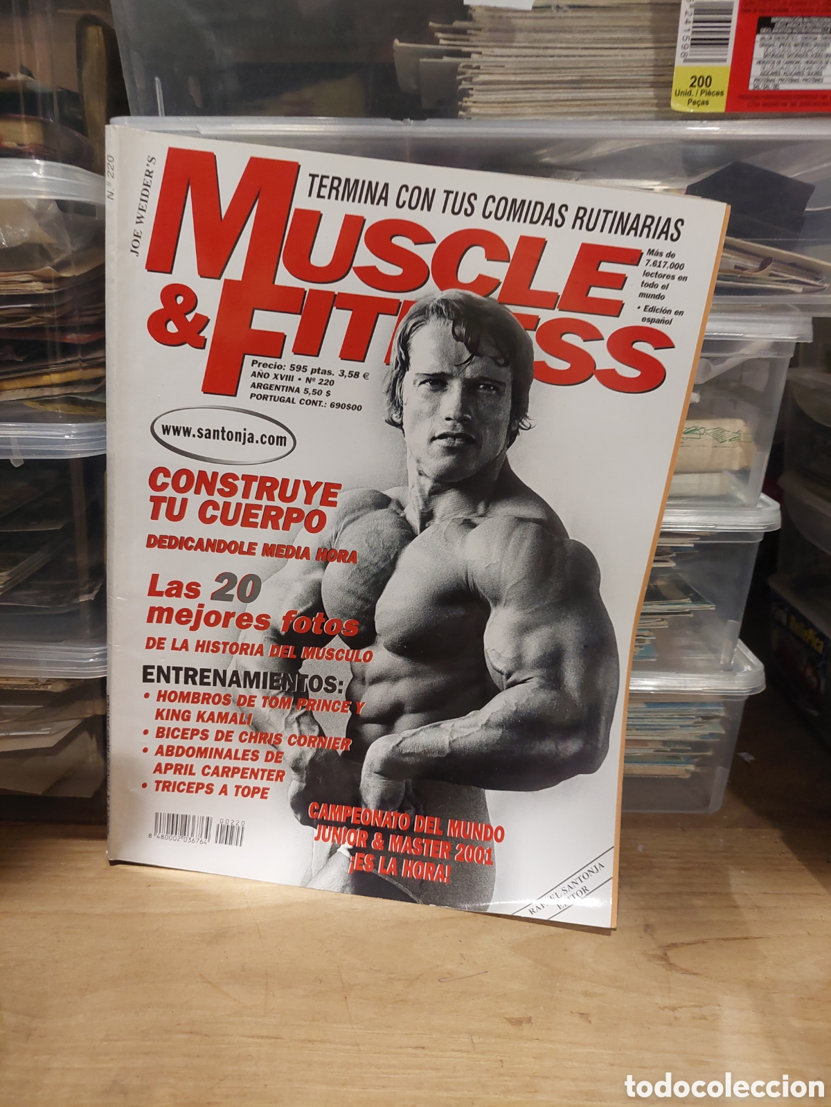 Sports collectibles: REVISTA MUSCLE 220 ARNORT SONSEGER