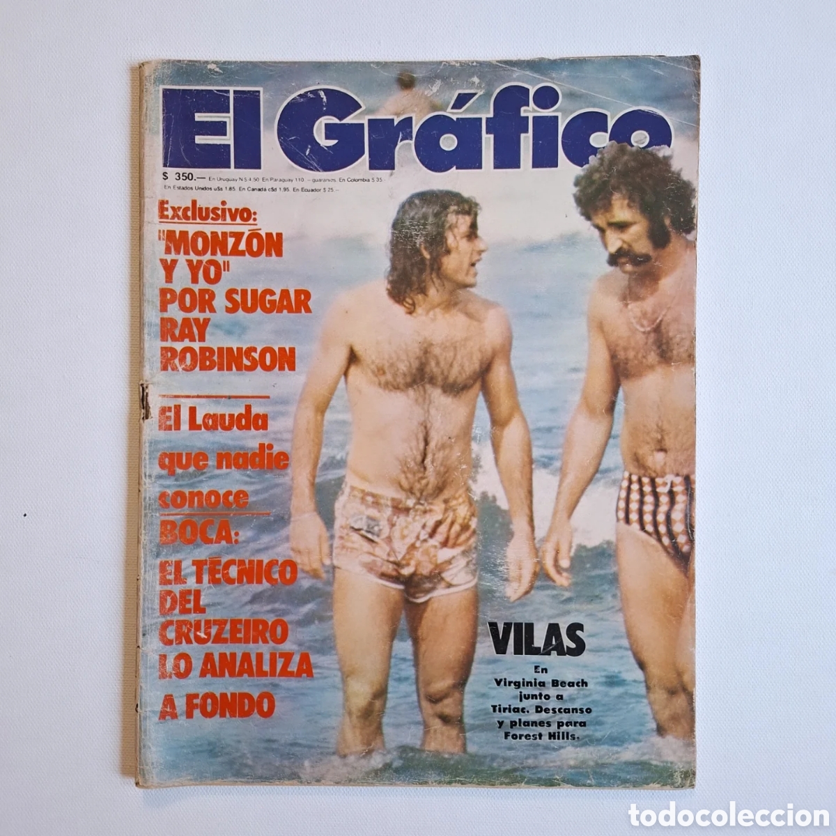 Coleccionismo deportivo: Revista El Gr&aacute;fico a&ntilde;o 1977