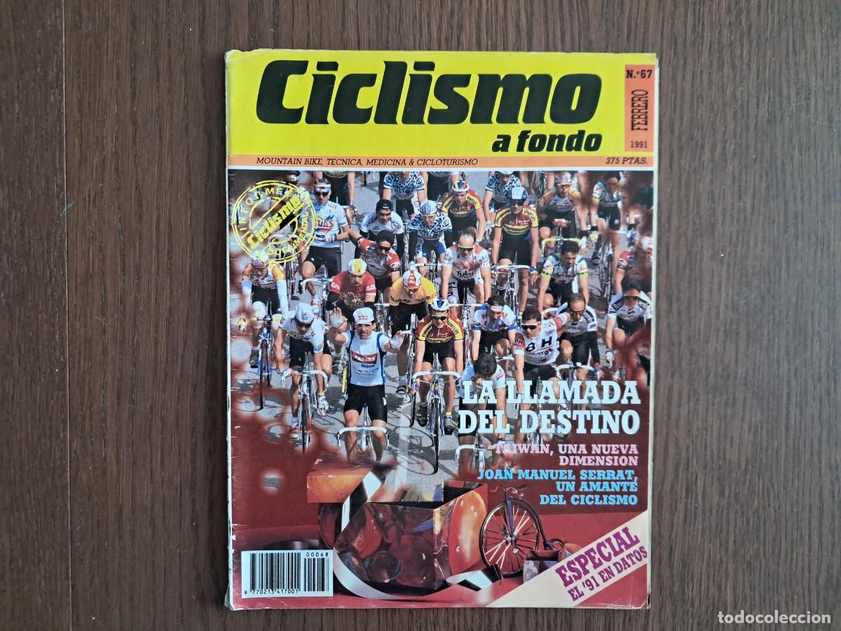 Sports collectibles: revista ciclismo a fondo n&ordm; 67, febrero 1991. defectuosa.