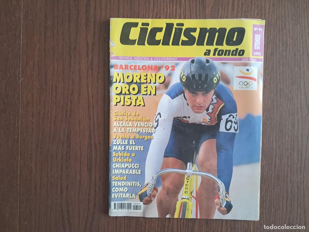 Sports collectibles: revista ciclismo a fondo n&ordm; 91, septiembre 92. defectos.