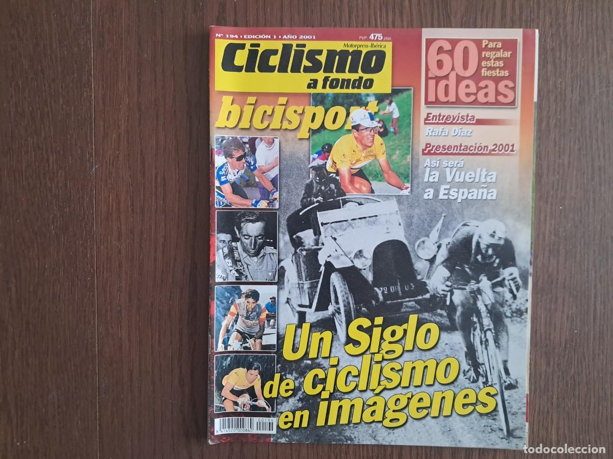 Coleccionismo deportivo: revista ciclismo a fondo n&ordm; 194, a&ntilde;o 2001. defectos.