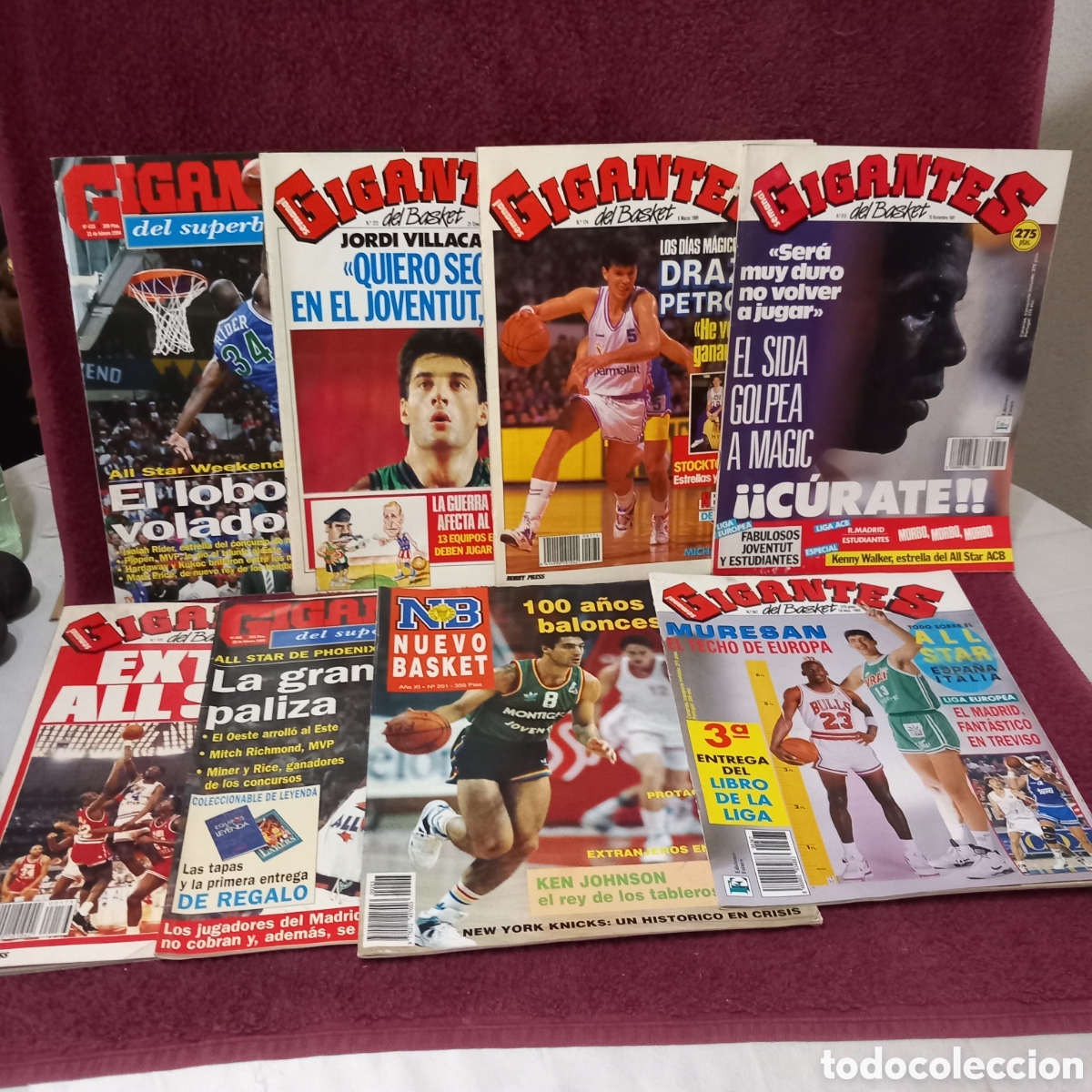 Sammelleidenschaft Sport: LOTE 9&times;REVISTAS DE BALONCESTO:GIGANTES del BASKET+NUEVO BASQUET(a&ntilde;os 80-90)