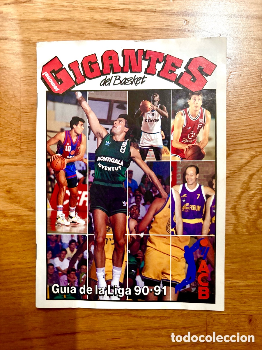 Coleccionismo deportivo: ORIGINAL - GU&Iacute;A DE LA LIGA ACB 90 91 baloncesto Gigantes del basket 1990 1991 .