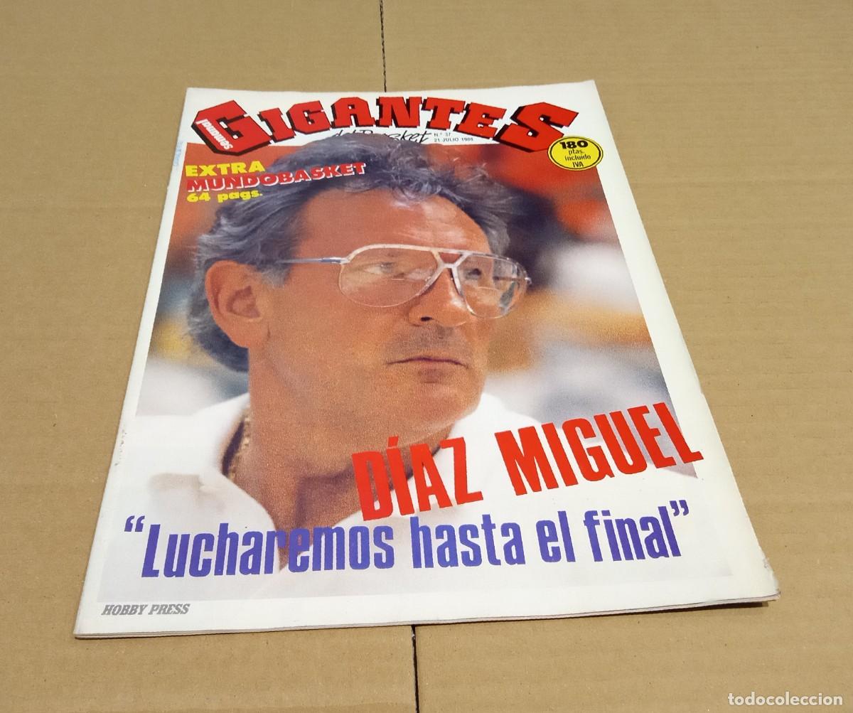 Collectionnisme sportif: REVISTA MAGAZINE GIGANTES DEL BASKET #37 1986 EXTRA MUNDO BASKET COMPLETA MUY BUEN ESTADO