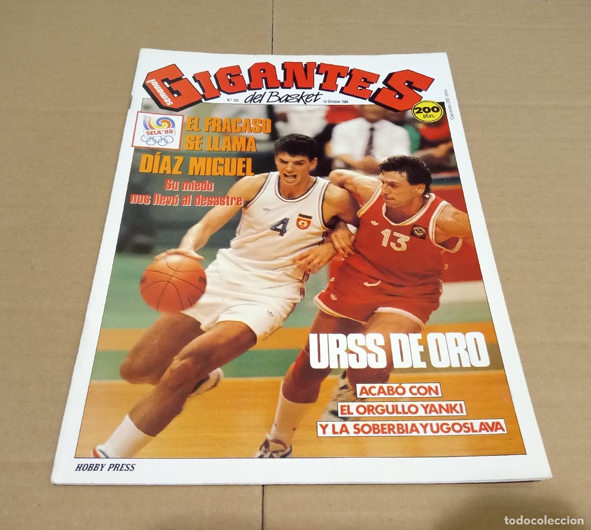Sammelleidenschaft Sport: REVISTA MAGAZINE GIGANTES DEL BASKET #153 1988 DRAZEN PETROVIC CON POSTER COMPLETA MUY BUEN ESTADO