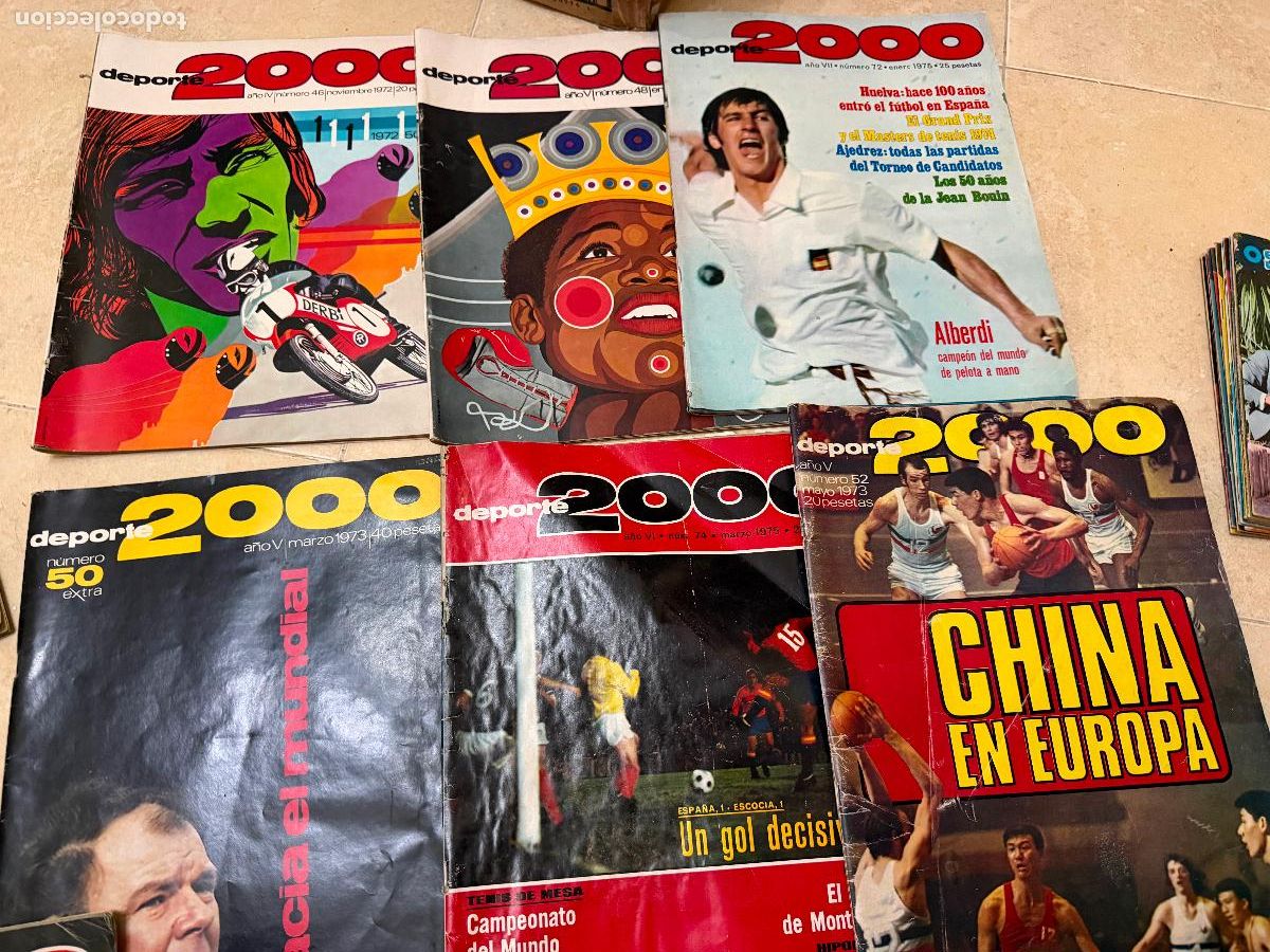 Sports collectibles: Lote de revistas deporte 2000 1972