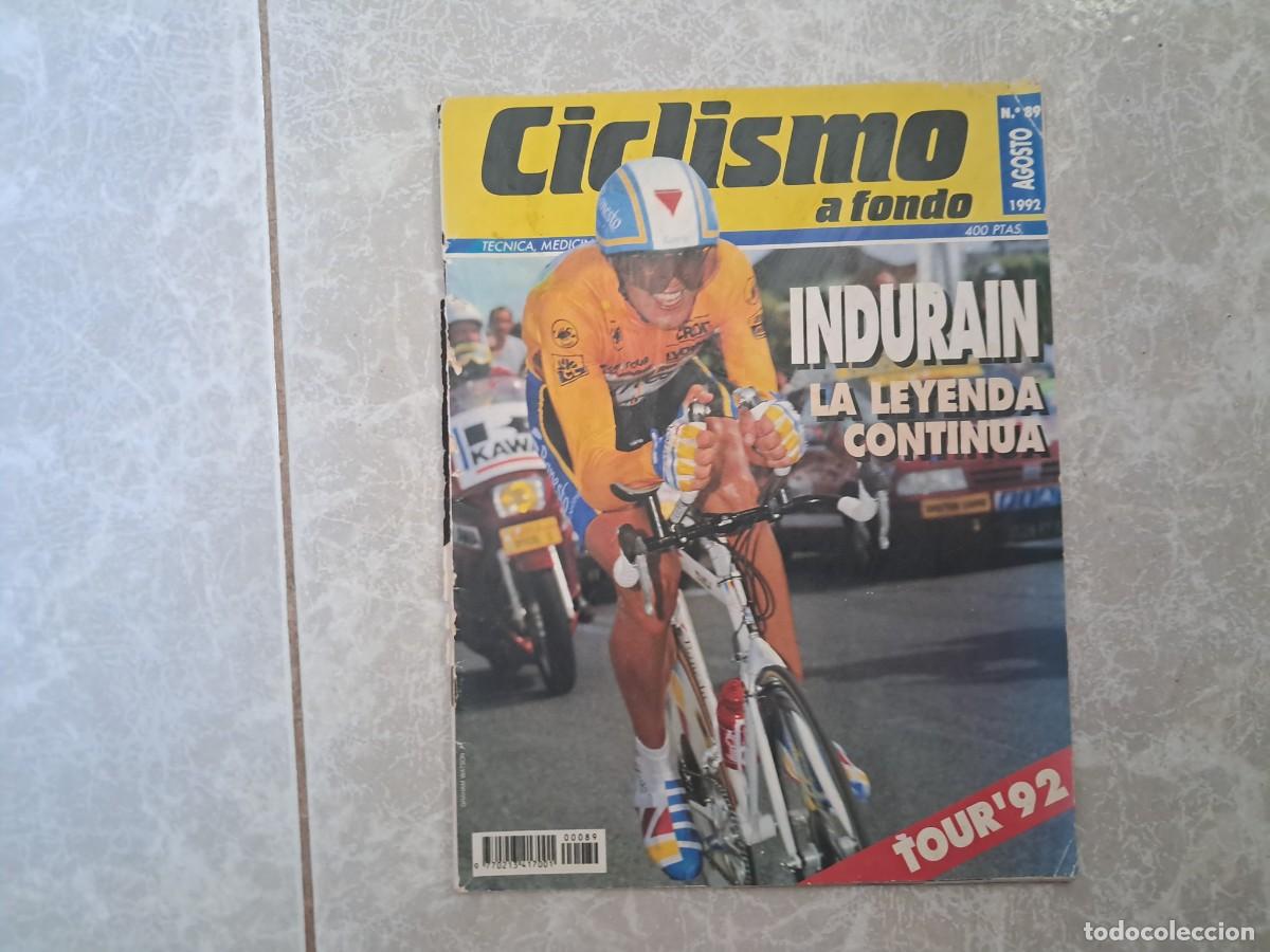 Coleccionismo deportivo: revista ciclismo a fondo n&ordm; 89, agosto 1992. Indurain, tour 92. defectos.