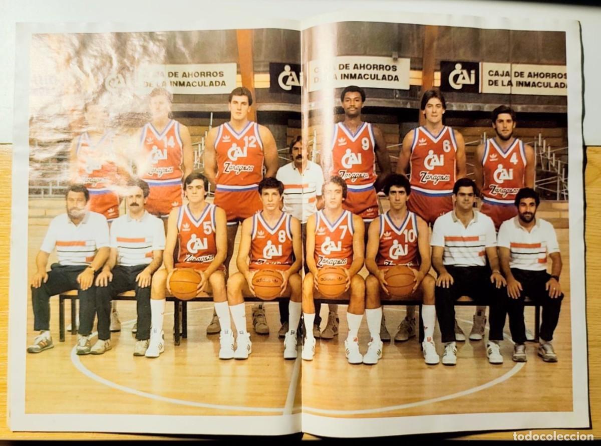 Coleccionismo deportivo: REVISTA HERALDO ARAGON 158 1985 POSTER BALONCESTO CAI ZARAGOZA